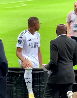 Mbappe with his dad Wilfried after the match #Mbappe #KylianMbappe #KMbappe #France #FranceTiktok #RealMadrid #Real #Madrid #RealMadridFC #EURO2024 #Europe #Football #FootballTiktok #Messi #Cristiano #foryou #ParaTi #footballedit #mbappefanx #mbappeedit #FYP #xzyabc #foryoupage #mbappe🇫🇷