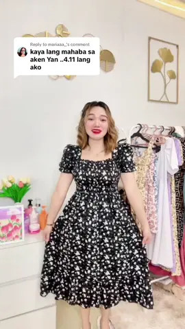 Replying to @mariaaa,, keri lng mii kase same tayo 4'11 #fyp #dress #dressforwomen 