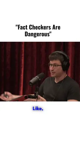 fact checkers are dangerous