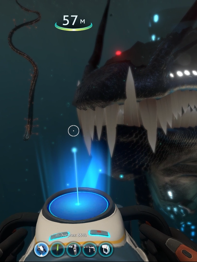 baby garga saved me  #subnautica #gargantuanleviathan #babygargantua #save