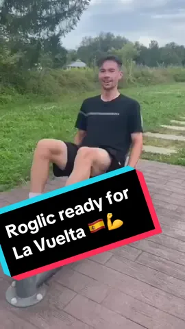 Primoz Roglic is ready for the La Vuelta 👀🇪🇸🔴 🎥 Primoz Roglic  #roadcycling #cycling #LaVuelta24 