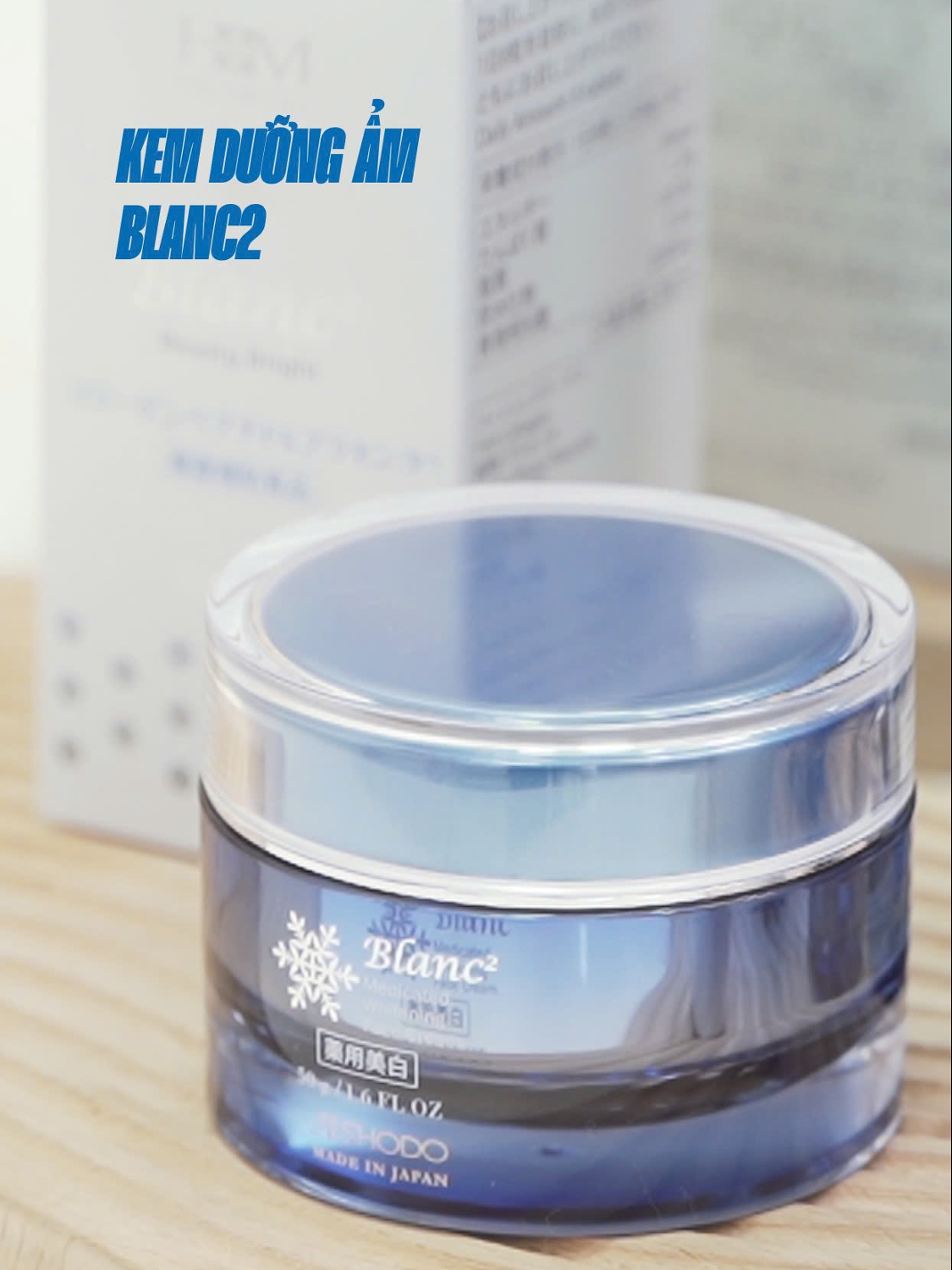 Kem dưỡng ban đêm trắng da, mờ thâm nám, tàn nhang - Blanc2 Medicated Whitening Face Cream 50g #miharubeauty #blanc2 #kemduongbandem #myphamchinhhang #myphamnhatban