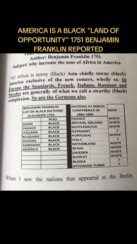 BLACK LAND OF OPPORTUNITY 1751