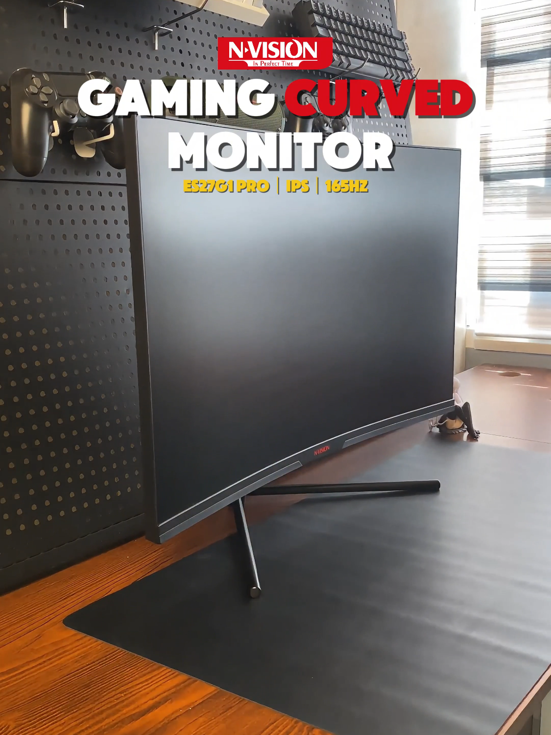 Leveling up the game with the Inplay Gears ES27G1 Pro! 🎮🔥 #GamingSetup #Curved Monitors Setup #SmoothGameplay #TechFlex#TikTokShopFUNPayday  #Inplay #Game #pc