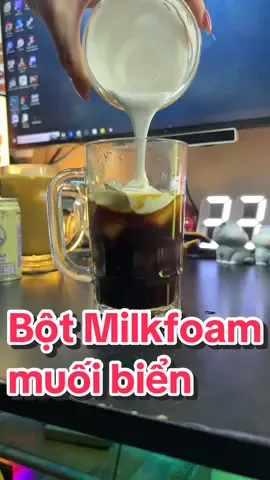 Làm topping milkfoam muối biển đơn giản dữ luôn #admicro #muataitiktokshop #review 