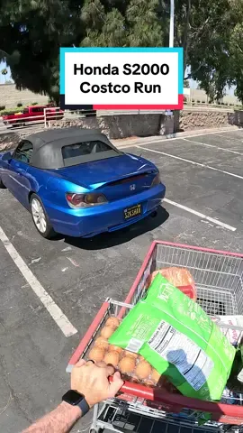 The Honda S2000 is Costco Approved  #honda #hondas2000 #2006hondas2000 #s2000 #cartok #fypage 