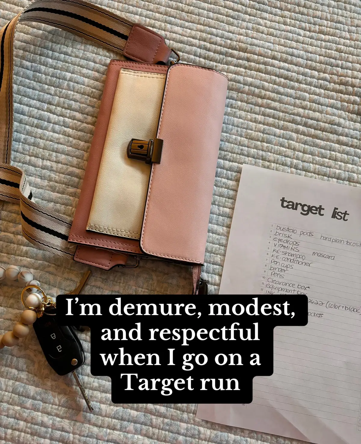 @target #target #targetrun #demure #modest #respectful #genx #humor 