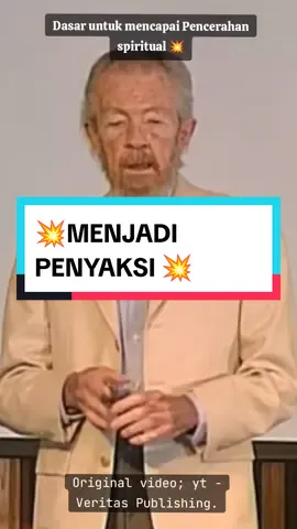 Menjadi penyasaksi. #davidrhawkins #cahayakesadaran #consciousness #witness #consciousness #kesadaran #kesadaranmurni #mindfullnes #meditasi 