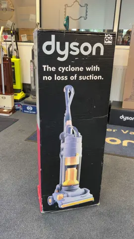 This is a Dyson DC04 in standard grey and yellow that is for sale. It's new old stock and is brand new in the box as you can see. We've been hoarding this one for a few years in storage, but now is the time to let it go to a collector or enthusiast.  It's never been unwrapped completely (only a little for photos) or even switched on. It is pretty much exactly as you would have received it from Dyson in 1998.  The box is in quite good condition, but isn't perfect after twenty odd years. It has a few marks, minor tears and distress. The machine inside however should be perfect.  It is listed on eBay at £599. It's £550 if you buy direct. Get in touch if you want it.  . #Dyson #DysonDC04 #VintageDyson #VintageVacuum #NewOldStock #NewDysonDC04 #RareVacuum #ManchesterVacs #RareDyson #DC04  
