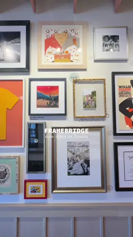 Go check out the new @Framebridge location at 38th and Jefferson. They can seriously frame anything!