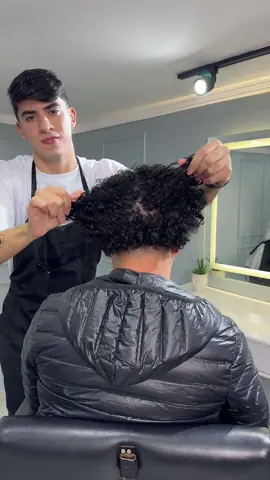 dia de progressiva em cabelo masculino! #progressiva #alisamento #foryou 