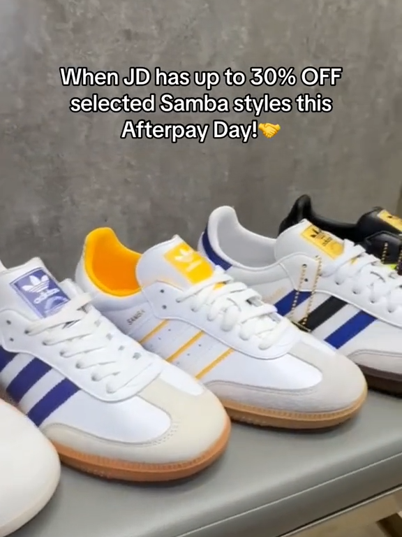 Shop up to 50% off selected styles this Afterpay Day ⚠️ Online & In-store now at JD📲 #JD #JDSportsAU #AfterpayDaySale #sale #meme #foryou #fyp