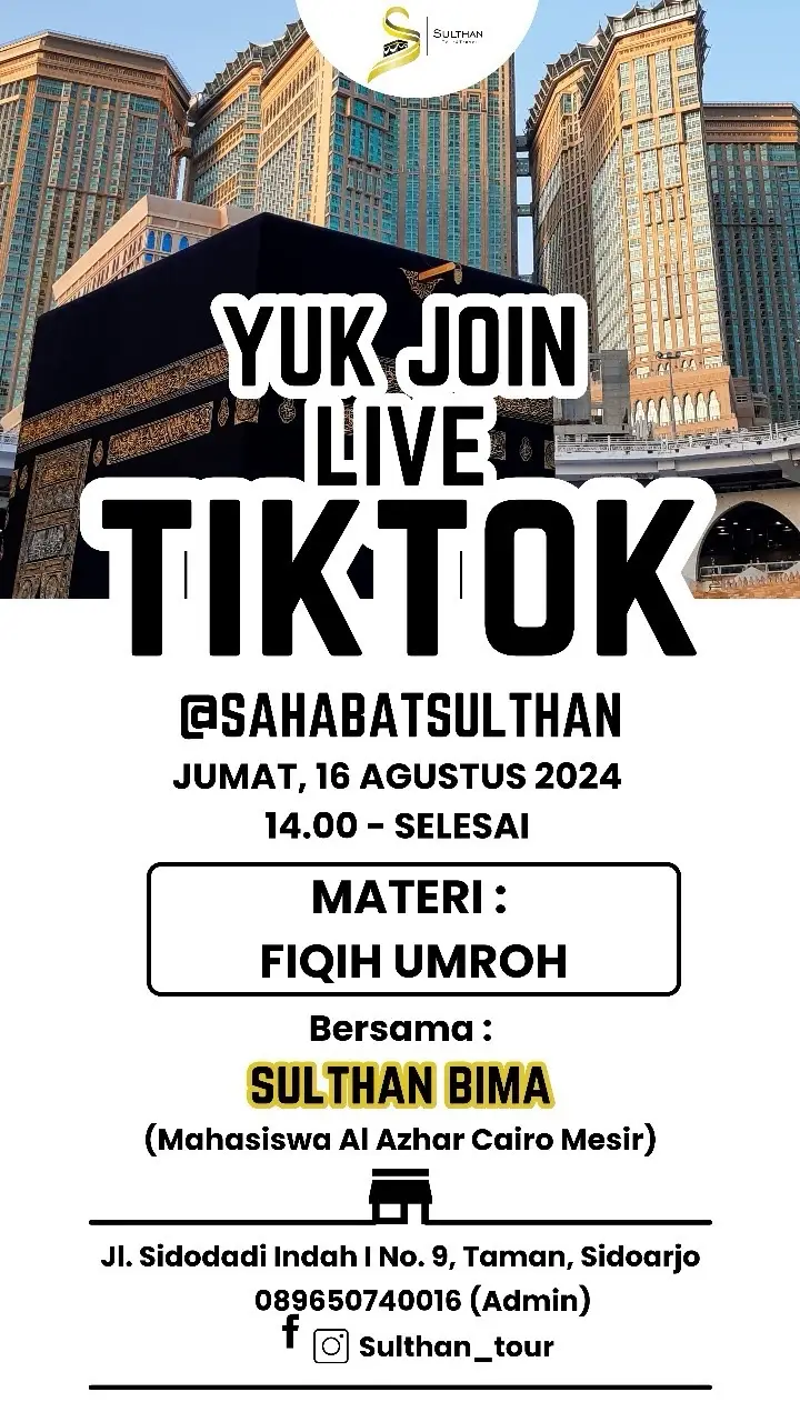 Karena nanti bakal ada kejutan untuk kalian semua  #fyp #infoumroh #sulthantour 