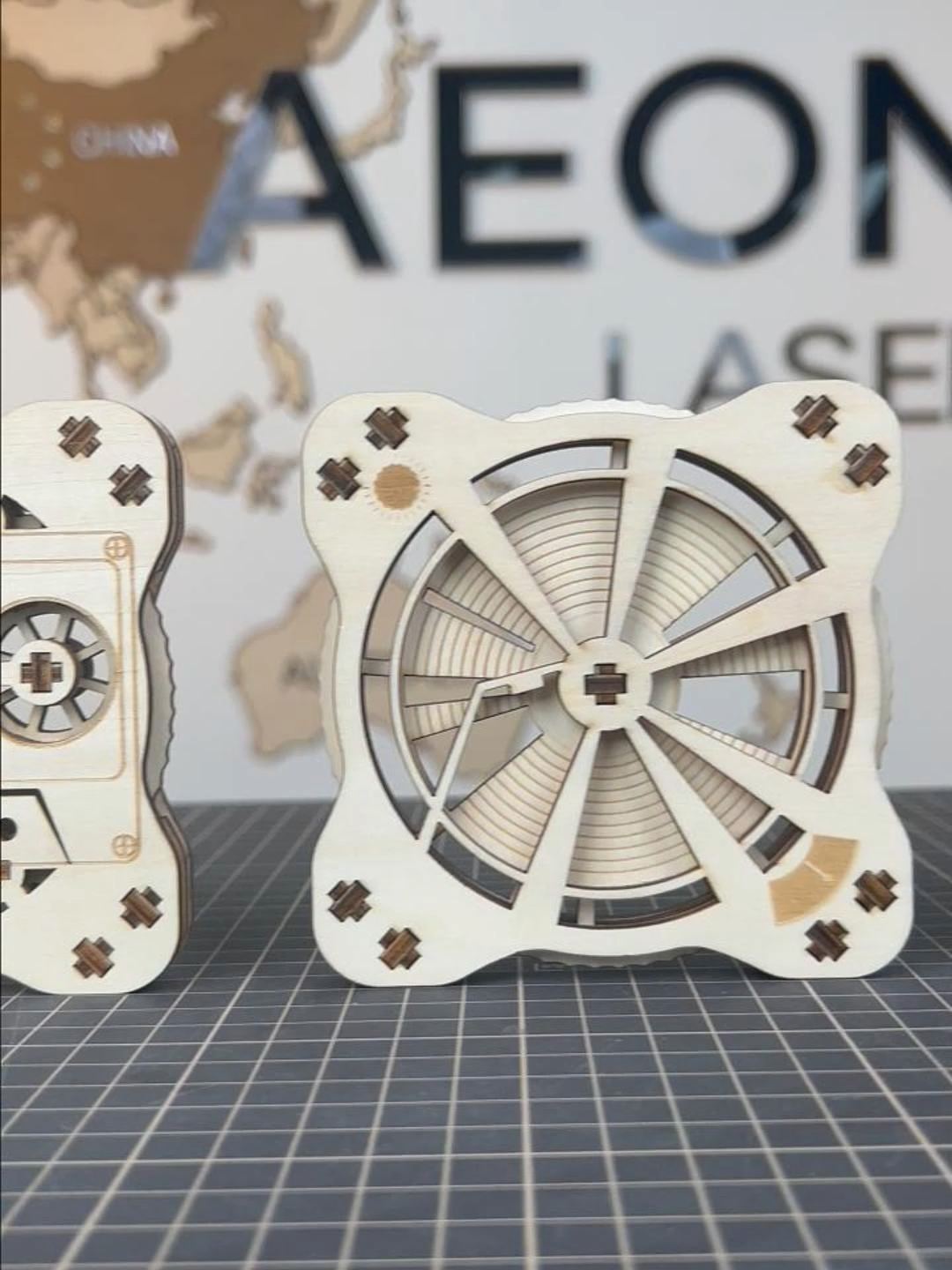 Ready to turn your creativity into profit? 💰 Check out this vintage turntable coaster made from 3mm plywood—just one of the many money-making ideas with our laser engraving machine! Perfect for Etsy shops or craft fairs.  🔗 For more information, check out:https://www.aeonlaser.net #aeonlaser#aeonredline#LaserEngraving #SideHustle #CraftsThatPay