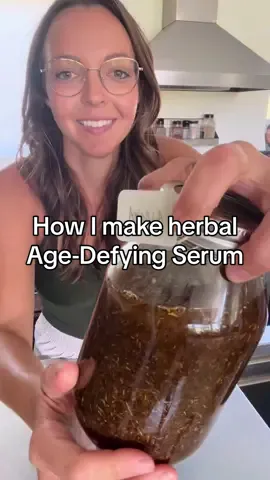 Today I put together the first batch of my 100% natural, highly potent herbal Age-Defying Serum. 🥳 #HerbalSkinCare #NaturalSkinCare #HolisticSkinCare #AntiAgingSkincare 