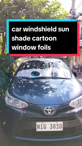 car windshield sun shade cartoon window foils color eye Pixar heated windshield anti uv anti sun durable heat resistant easy to install #carwindshieldsunshade #carsunshade #carsunshadecartoon #tiktokshopph #longervideos #tiktokviralvideo #tiktokfyp #TikTokPromote 