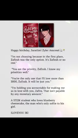 Happiest birthday, Sath iloveyou 3K 💓 [ #sarathielaracosa #wattpad ] @li 