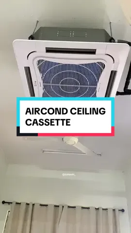 Aircond ceiling cassette done✨ Next plaster ceiling & tukar kipas dan lampu🤫 Senang tetamu datang biar kesejukan semua🤣 #daikin #inverter #ceilingcassette #aircond #aircondceilingcassette #fyp #tiktokmalaysia #trending #tiktokrumah #viral #household #diyhomie 