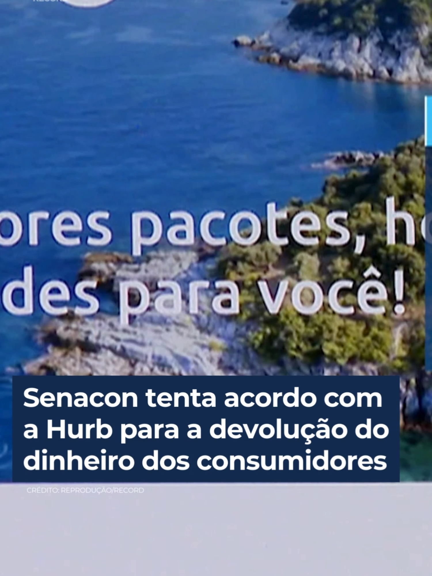 Plataforma de viagens possui mais de 100 mil reclamações registradas na Justiça #TikTokNotícias #JornalDaRecord #Hurb #negociação #consumidores #viagens