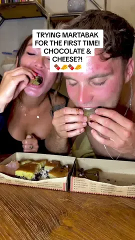 Replying to @Zul safe to say we liked the Martabak 👀💀 #martabak #martabakmanis #indonesiansnacks #baliindonesia🇮🇩🇮🇩 #indonesianfood #couplemukbang #balitravelguide #balieats 