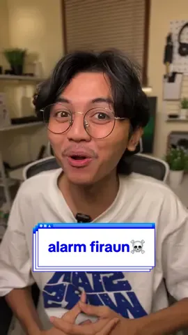 Bangun tidur masih kesiangan? coba deh pakai alrm ini biar gak kesiangan ☠️☠️☠️ #alarm #alarmfiraun #soundalarm #tutorial 