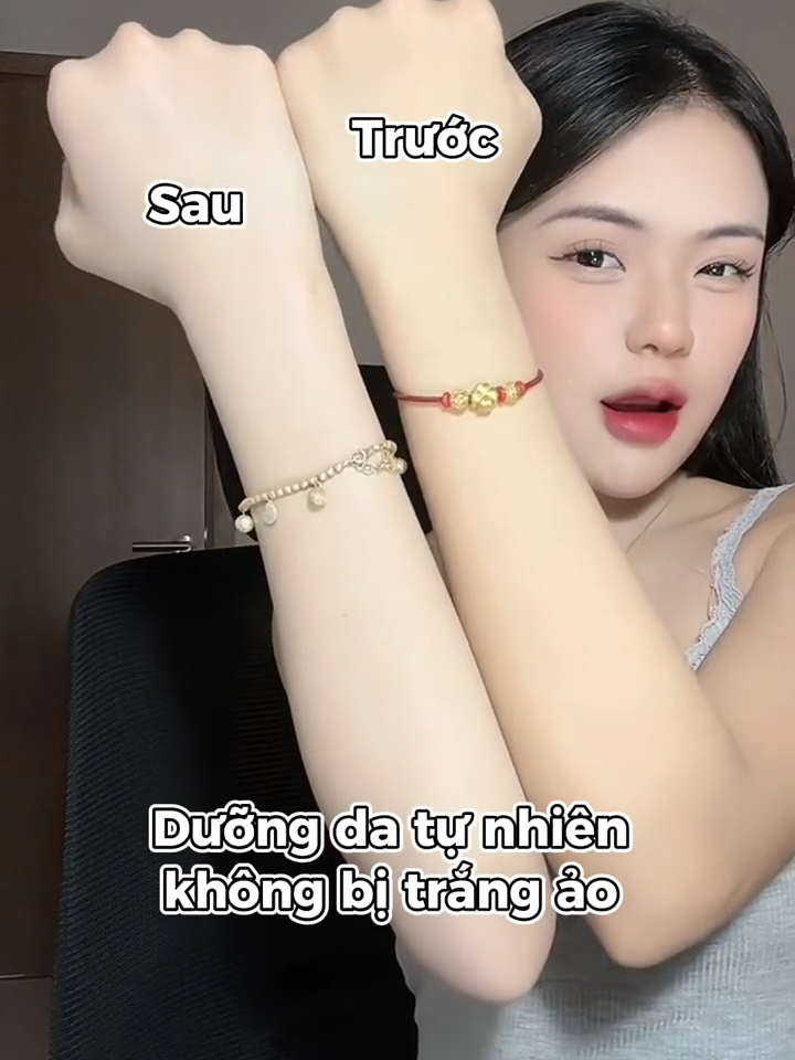 Dưỡng trắng da không bị trắng ảo nè. 