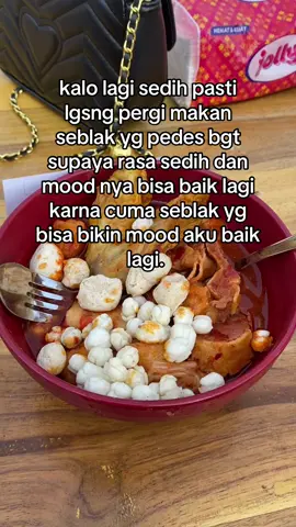 Udah Ga mikirin lambung gimana yg penting makan pedes bkin aku happy😌