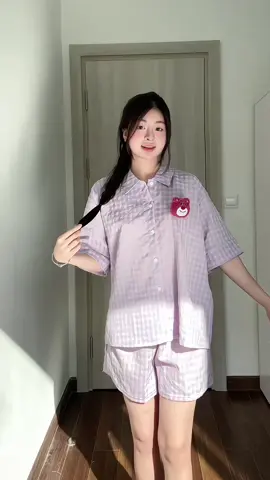 Bộ ngủ kẻ xinh kèm charms 🥰✨🍃🌈 #xuhuong #fypシ #viraltiktok #dobo #pyjama #pyjama 