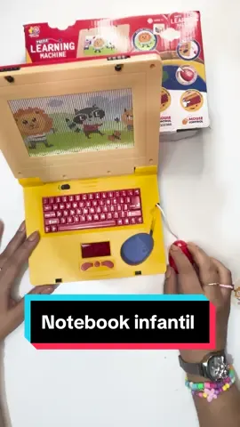 Brincando com notebook infantil #brincadeira #presente #infantil #brinquedo #crianca 