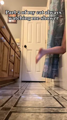 Took this a year ago and he still does this everyday😂 #cats #catsoftiktok #cattok #hairlesscat #shower #grwm #onthisday 