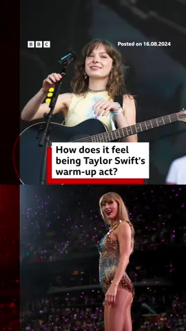 Holly has supported Olivia Rodrigo and Lewis Capaldi, and says she 