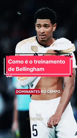 Essa é a rotina de treino do Bellingham. #futebol #realmadrid #futebol #bellingham #curiosidadefutebol #treino 