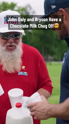 Never knew I would see John Daily drink something other than alcohol😂 #golf #golfhub #golftok #trump #brysondechambeau #johndaly #foryou 
