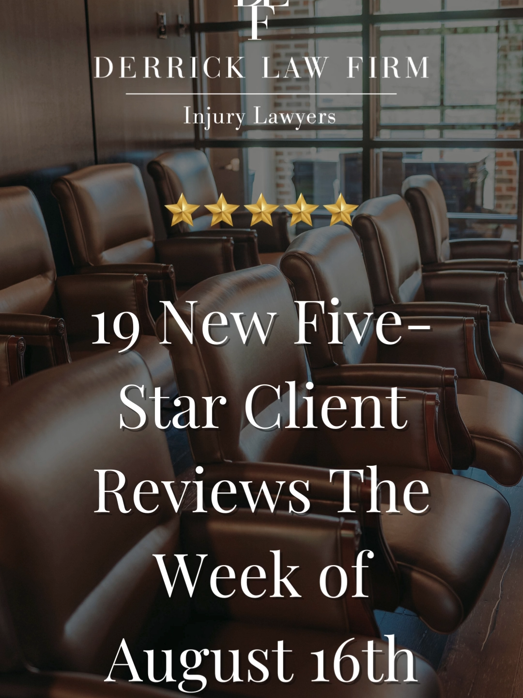 New FIVE STAR reviews for Derrick Law Firm Injury Lawyers from the week of August 16th. ⭐️⭐️⭐️⭐️⭐️Over 3,000 5-Star Reviews from our clients, our community, and other attorneys. While past results do not guarantee future results, you are guaranteed our best efforts. Dirk Derrick, 3023 Church St, Myrtle Beach, SC 29577.