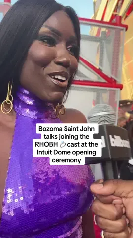 @Bozoma Saint John talks joining the Real Housewives of Beverly Hills cast at the Intuit Dome opening ceremony 🏆 #badassboz #rhobh #intuitdome #realhousewives #bravotv #bravotiktok #housewives #housewivesofbeverlyhills #bravo @Bravo 