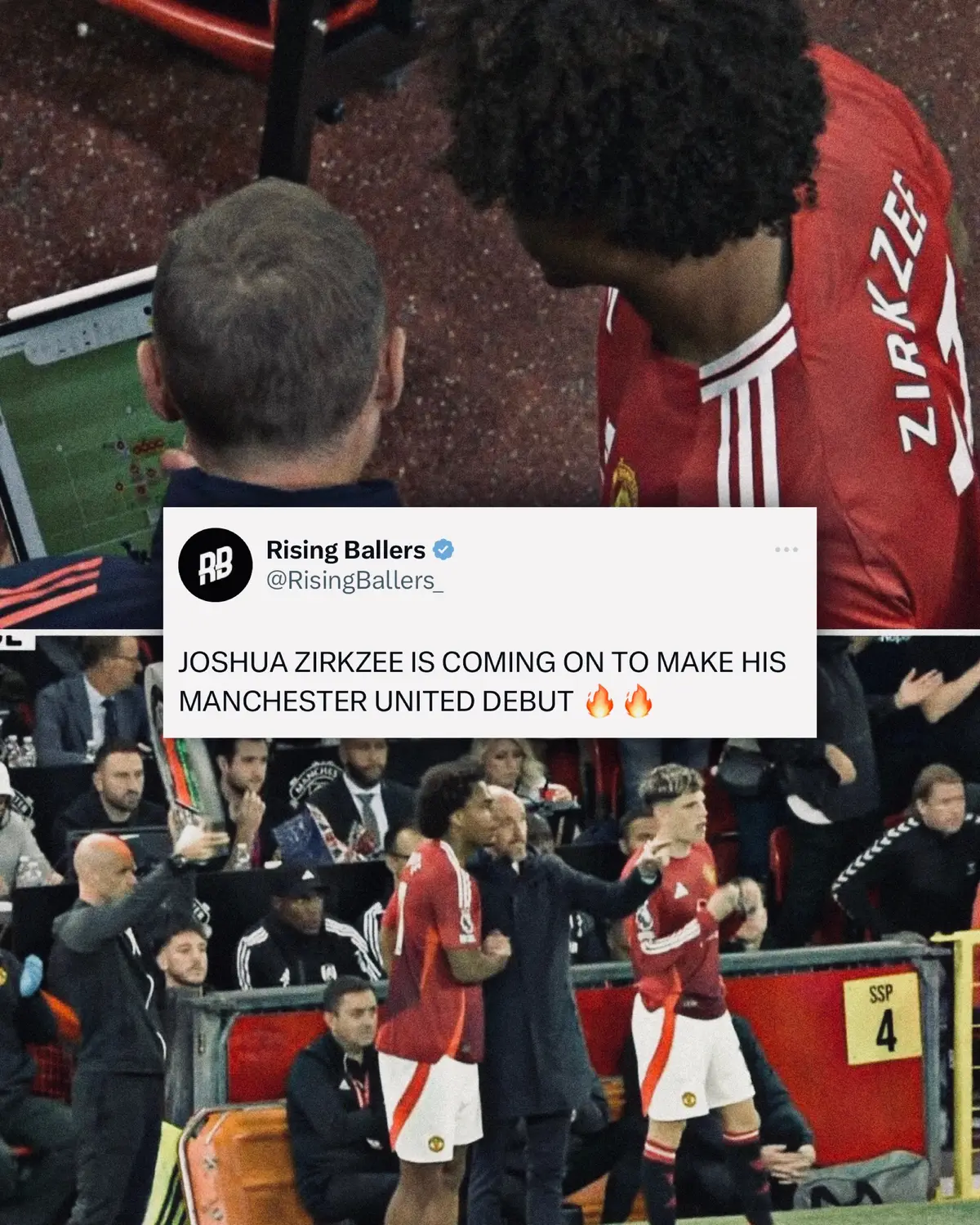 CAN HE SCORE ON HIS DEBUT? 👀🇳🇱 #risingballers #zirkzeee #joshuazirkzee #football #footballtiktok #debut #fyp #4u #Soccer #soccertiktok #fifa #fut #manutd #manchesterunited #mufc #prem #PremierLeague #fyp #netherlands 