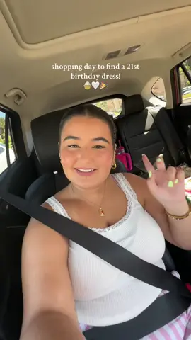shop with me for a 21st birthda dress!🧁🤍🎉 #shopping #shoppinghaul #shopwithme #shoppingvlog #birthdaydress #21stbirthday #sandiego #lajolla #college #collegegirls #collegelife #sororitylife #sorority #sororitygirls 