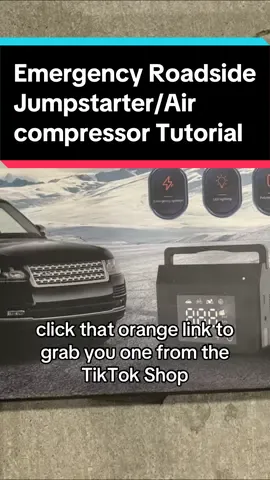 Emergency roadside jumpstarter/air compressor Turorial #tutorial #howto #howtotiktok #musthave #emergency #jumpstart #aircompressor #vibe #roadsideassistance #TikTokCreatorSearchInsightsIncentive 