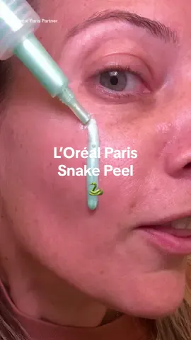 This snake peel made me feel like medusa shedding her skin! 🐍 ✨ ✨20% OFF and FREE SHIPPING!!✨ @loréal paris usa #lorealparispartner #snakepeel #LorealBrightReveal #exfoliation #skincare #rushtok #shopicons 