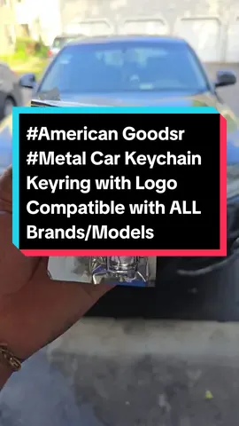#American Goodsr #Metal Car Keychain Keyring with Logo Compatible with ALL Brands/Models #tiktokshop