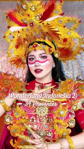 Wonderland Indonesia 34 Provinces 🇮🇩Headpieces & Costumes made by myself❤️🔥 #wonderlandindonesia #17agustus   #makeuptransformation #indonesiamerdeka #kemerdekaanindonesia 