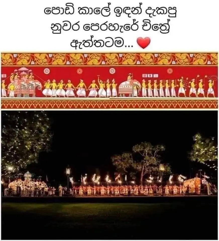 පොඩි කාලේ ඉදන් දැක්ක නුවර පෙරහැරේ ඒ චිත්‍රය 🌼🥰🇱🇰🥺#visitsrilanka🇱🇰🐘🌎🍂 #onemillionaudition #trendingvideo 