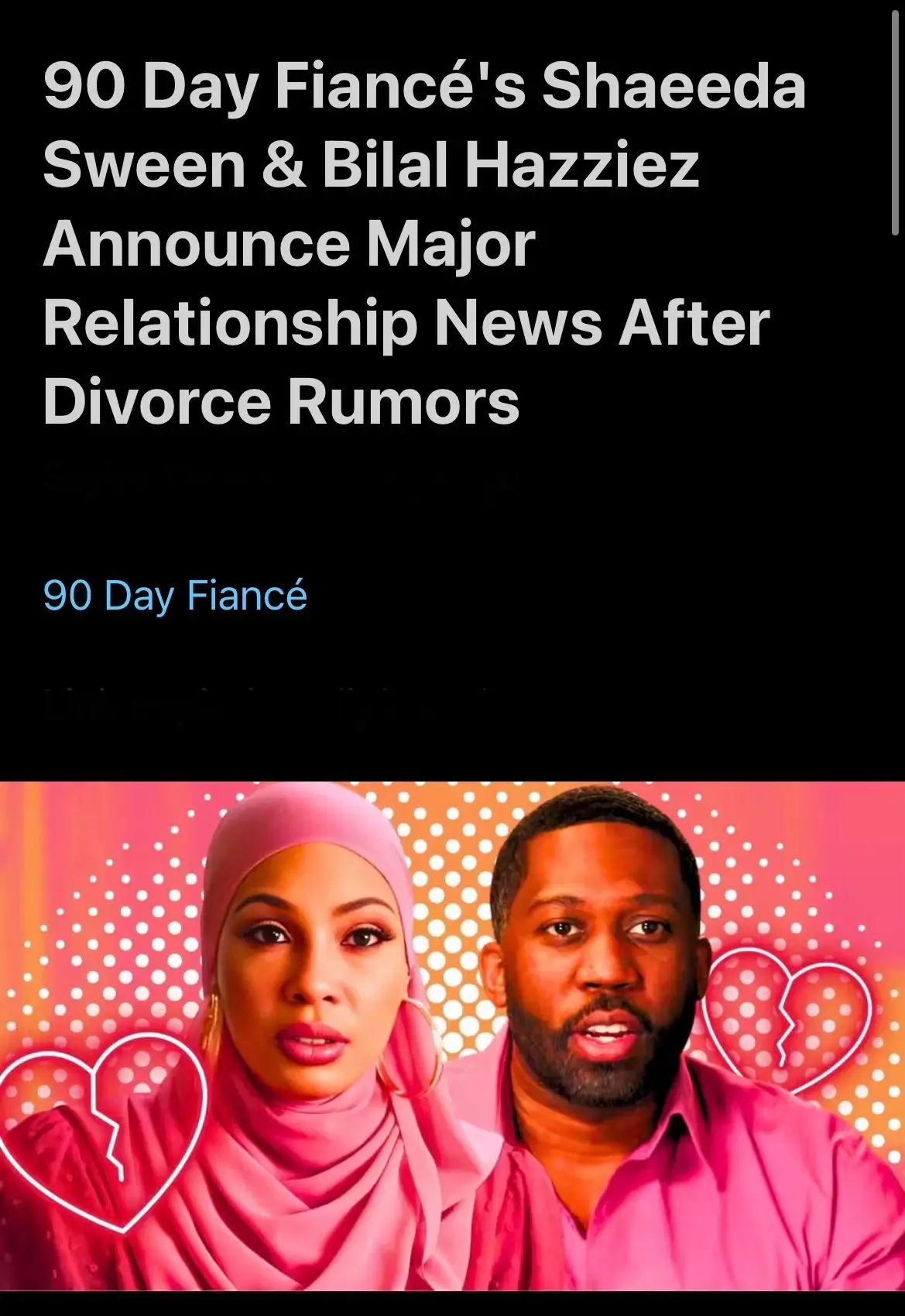 Bilal and Shaeed have good news! 👶🏻 #90dayfiancecouples #90dayfiancenews #90dayfiance 