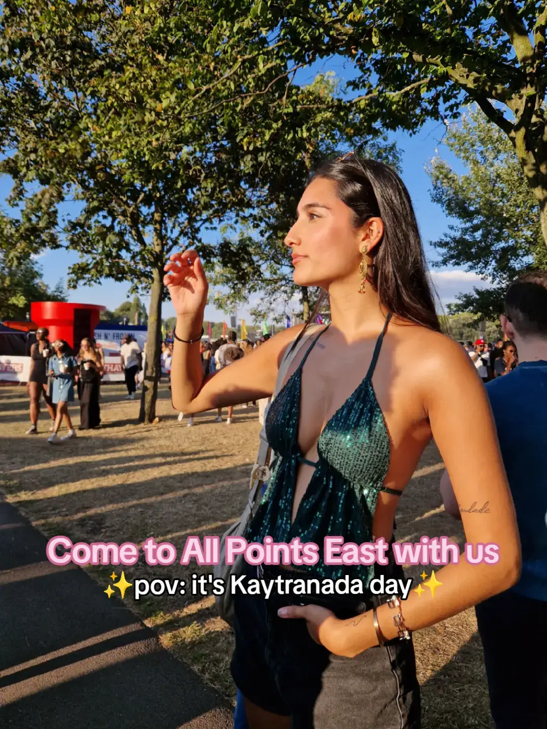 I miss 2019 festival vibes, when they weren't so crowded #kaytranadatok #kaytranada #allpointseastfestival #allpointseast #londonfestival #londonlife 