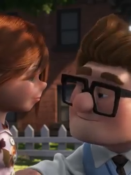 This clip from Disney-Pixar's Up captures the heart-wrenching story of Carl and Ellie, a love story told in just 4 minutes without a single word. Their journey through life, love, and loss is beautifully portrayed in this montage. Grab some tissues and witness one of the most emotional moments in animation history. 💔 #upmovie #Pixar #SadScene#CinemaTears