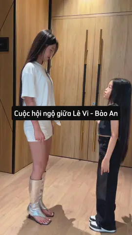 Lâu lắm hai chị em mới gặp nhau 🥰#bybacademy #quachbaoanmodel #model #antinnkids #xuhuong2024 #thoitrang2024 