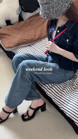 Weekend Look 💫  inspired by Erosska  #erosska #giaynu #giaycaogot #outfitinspo #OOTD #style #trendy #madeinvietnam 