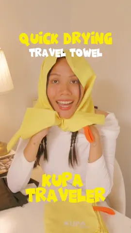 ผ้าเช็ดตัวอันใหม่ สีถูกใจมากกกก 💛🧳🚿🧼✨ #ผ้าเช็ดตัว #เดินป่า #อุปกรณ์เดินป่า #อุปกรณ์แค้มปิ้ง #ผ้าไมโครไฟเบอร์ #quickdryingtowel #towel #Hiking #kupatraveler 