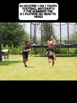 DJ vs Kyrie 1 On 1 Youth Football Matchup of The Summer !! P5 #Summer #matchup #prince #theprincefamily #foryou #foryoupage 