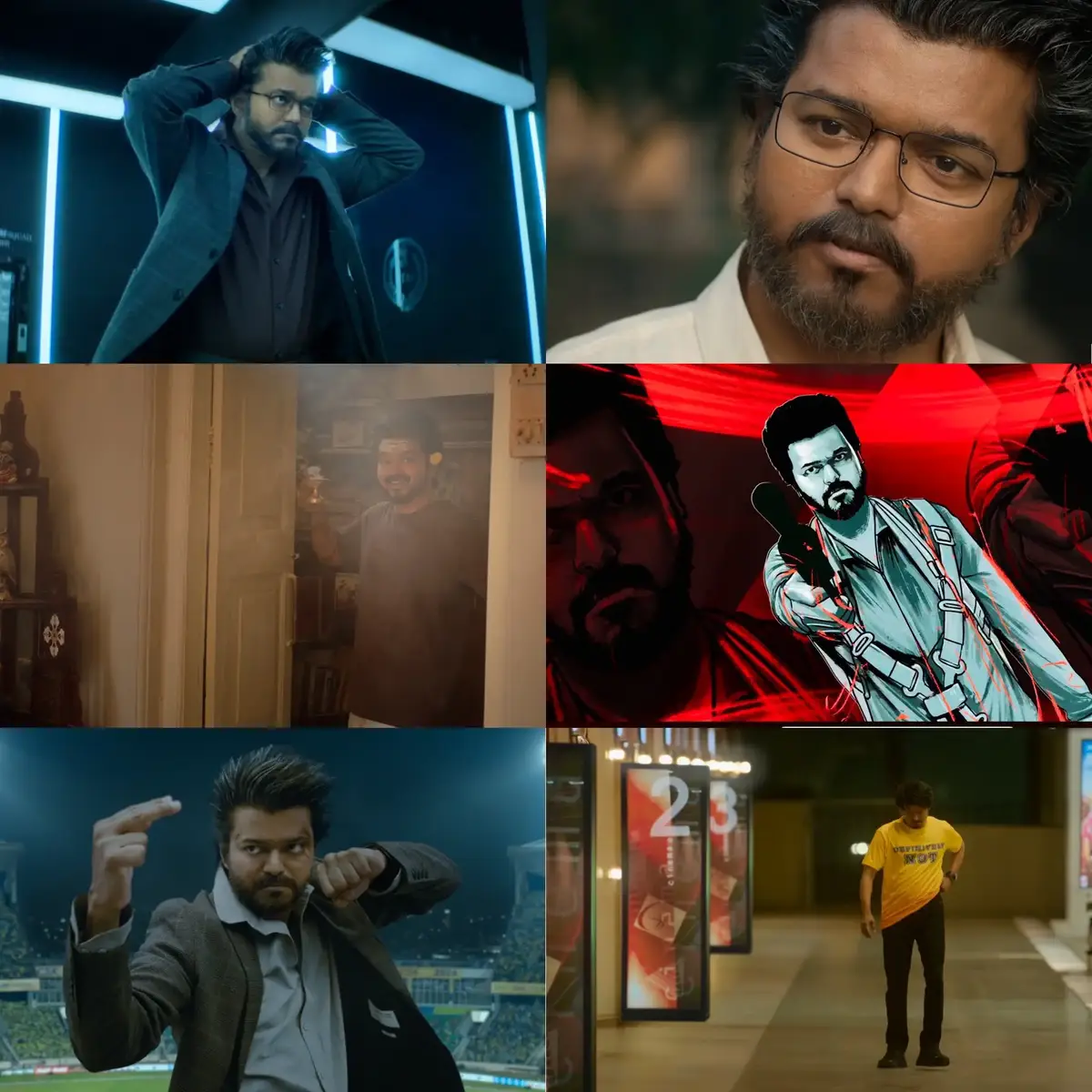 The de-ageing work of #ThalapathyVijay 's younger look has been brilliantly done! This is the closest #actorvijay has looked at his younger age. 👌❤️‍🔥 #GOAT #TheGoatTrailer #thalapathy #prabhudeva #prashanth #vpmoveis #yuvanshankarraja 